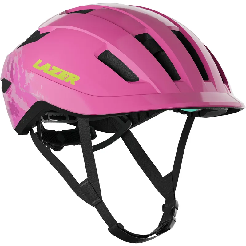 Lazer J1 KinetiCore Youth Helmet - 50-56cm - Pink Clouds