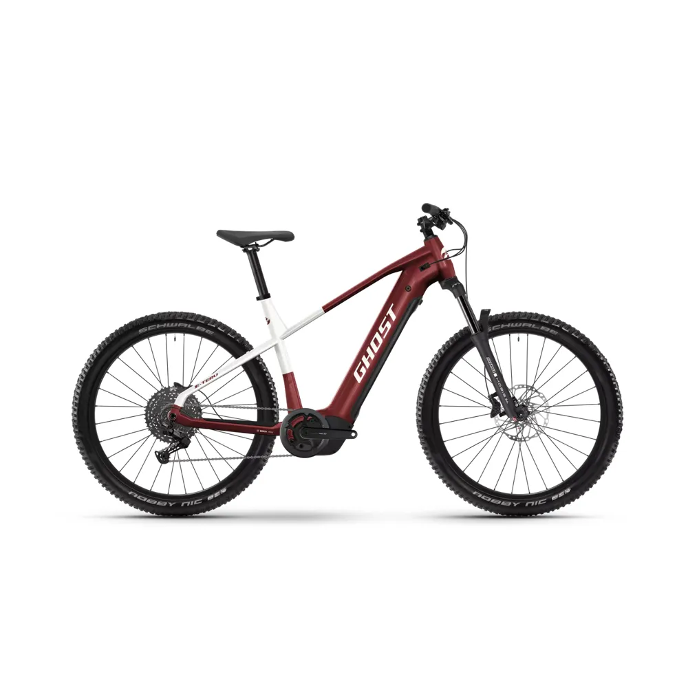 uPRISE Bikes Ghost E-Teru Advanced 27.5 inch 2026 Electric Mountain Bike - Carbon Red | Price match, 365 day return s, 18-Month Warranty, Finance Available & Free UK Delivery