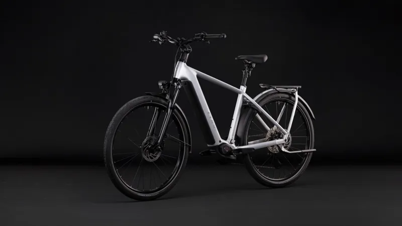 Cube Kathmandu Hybrid One 800wh 2027 Electric Hybrid Bike - Silverstar/Reflex-8