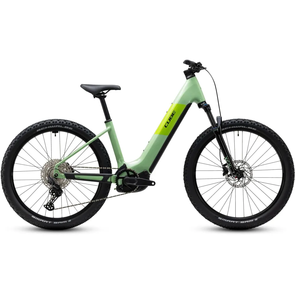 uPRISE Bikes Cube Reaction Hybrid One 800wh Easy Entry 2027 Electric MTB - Cactus | Price match, 365 day returns, 18-Month Warranty, Finance Available & Free UK Delivery