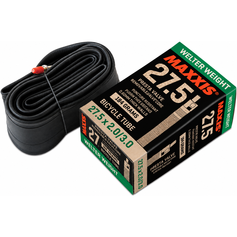 uPRISE Bikes Maxxis Welterweight Tube 27.5 x 2.0 - 3.0 inch Inner Tube - Presta | Price match, 365 day returns, 18-Month Warranty, Finance Available & Free UK Delivery
