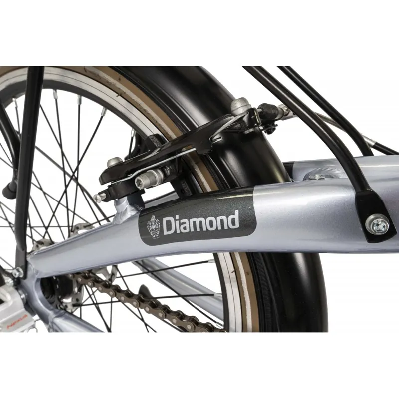 Dawes Diamond 20w 2026 Folding Bike - Silver-4