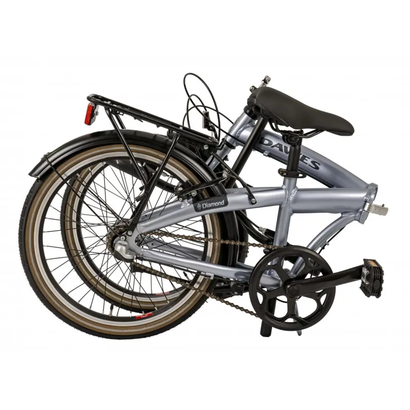 Dawes Diamond 20w 2026 Folding Bike - Silver-10