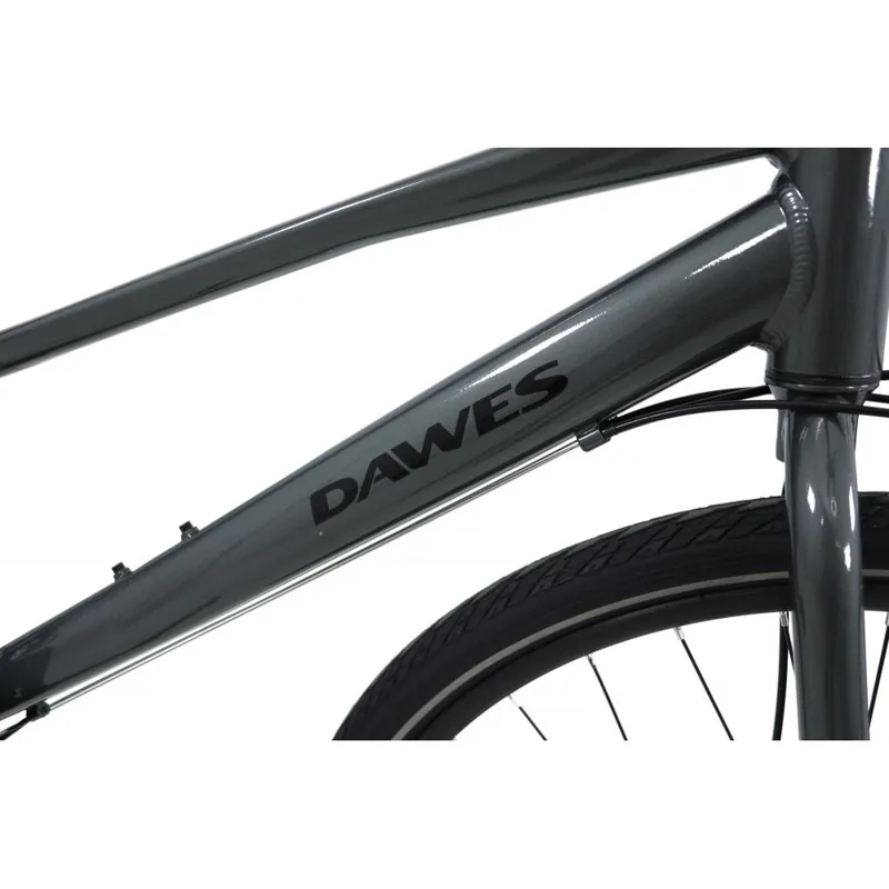 Dawes Discovery 1.0 Low Step 2025 Women's Hybrid Bike - Carbon Grey-2