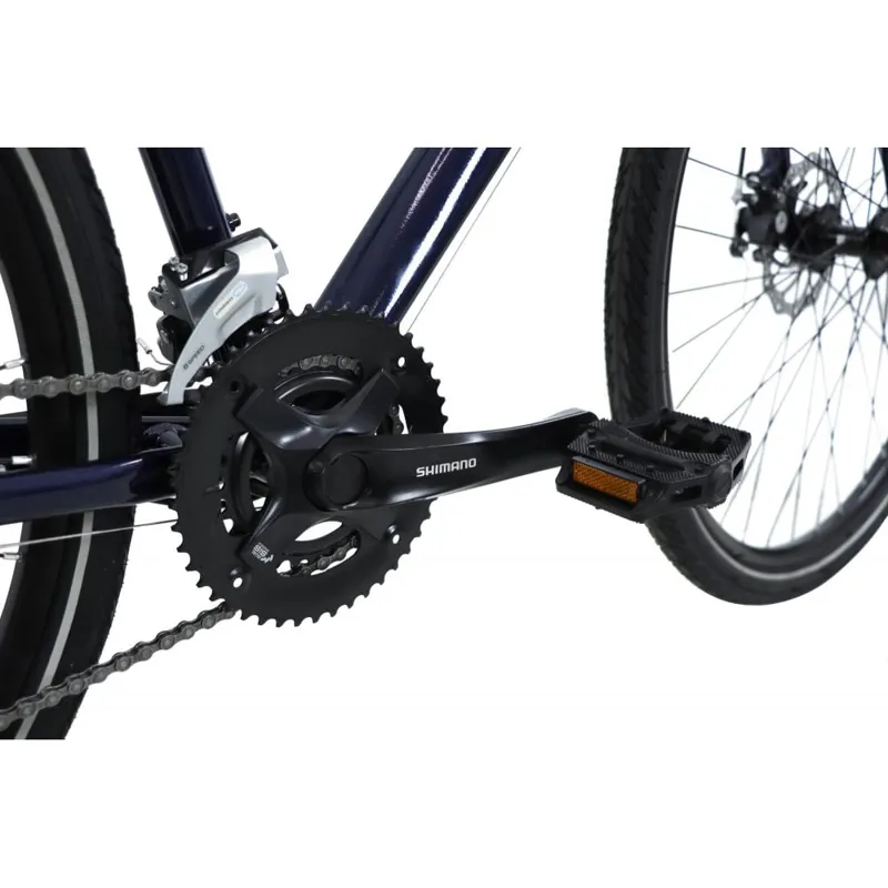 Dawes Discovery 2.0 Cross Bar 2025 Hybrid Bike - Blue-2