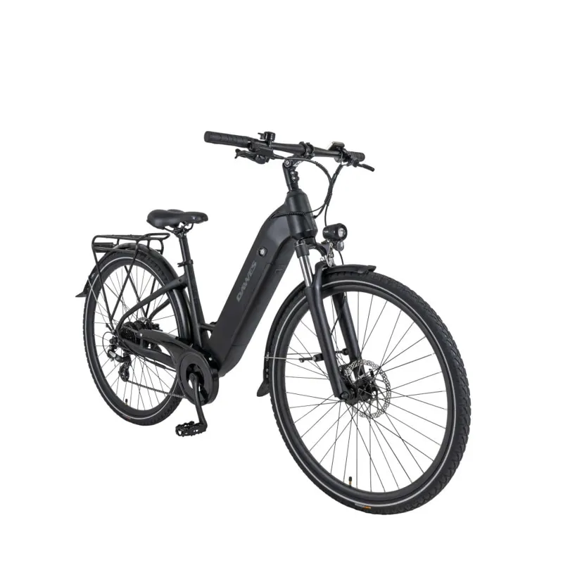 Dawes Spire 1.0 Low Step 2025 Women's Electric Hybrid Bike - Black-1
