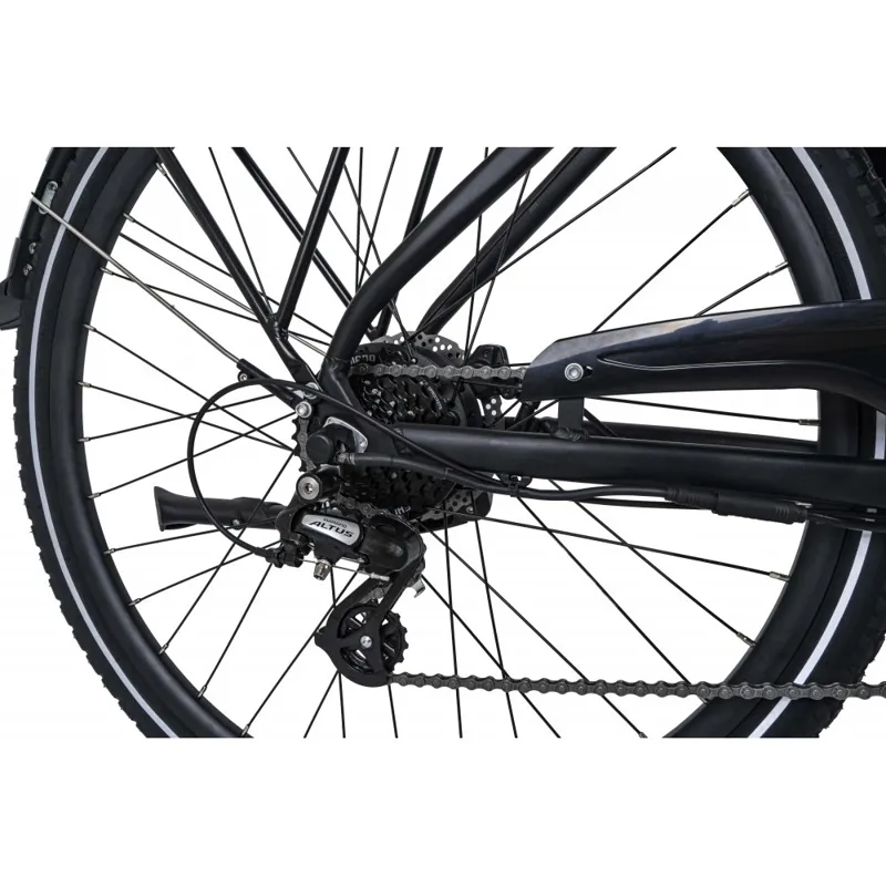 Dawes Spire 1.0 Low Step 2025 Women's Electric Hybrid Bike - Black-4