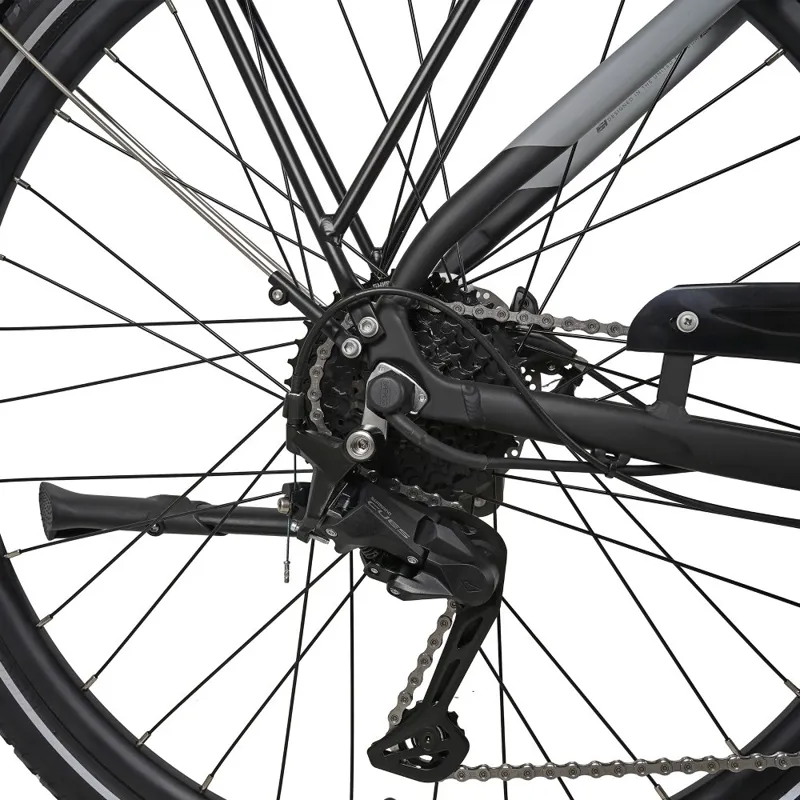 Dawes Spire 2.0 Crossbar 2025 Electric Hybrid Bike - Light Grey/Black-4