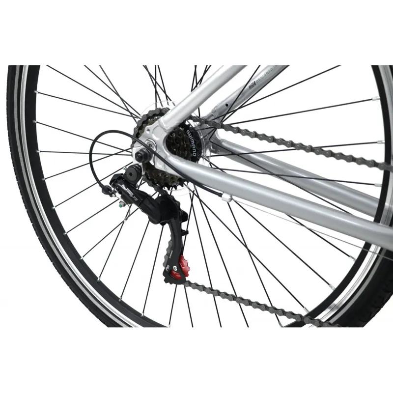 Dawes Venture 1.0 Cross Bar 2025 Hybrid Bike - Silver-2