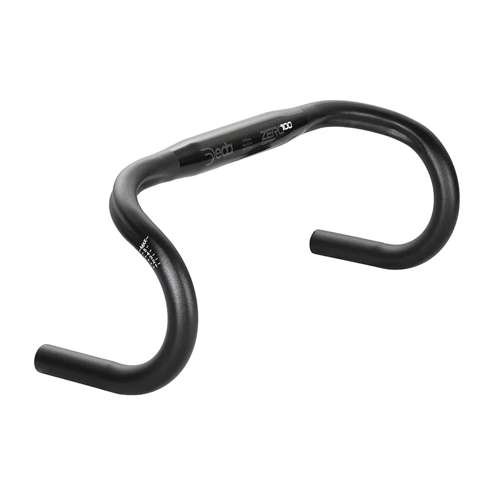 uPRISE Bikes Deda Zero100 Deep Alloy Handlebars - Black | Price match, 365 day returns, 18-Month Warranty, Finance Available & Free UK Delivery