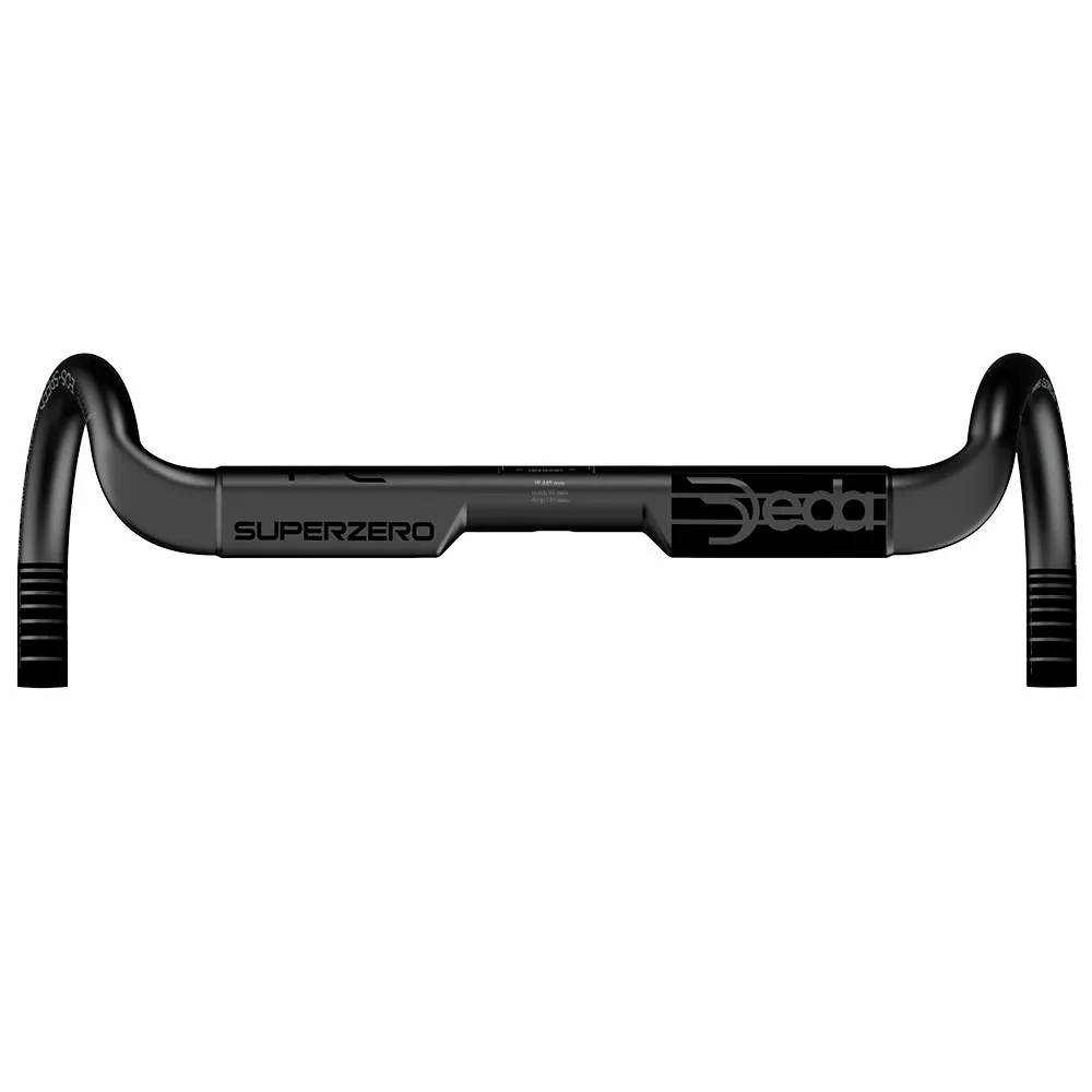 uPRISE Bikes Deda Superzero Gravel Carbon Handlebars - Polish On Black | Price match, 365 day returns, 18-Month Warranty, Finance Available & Free UK Delivery