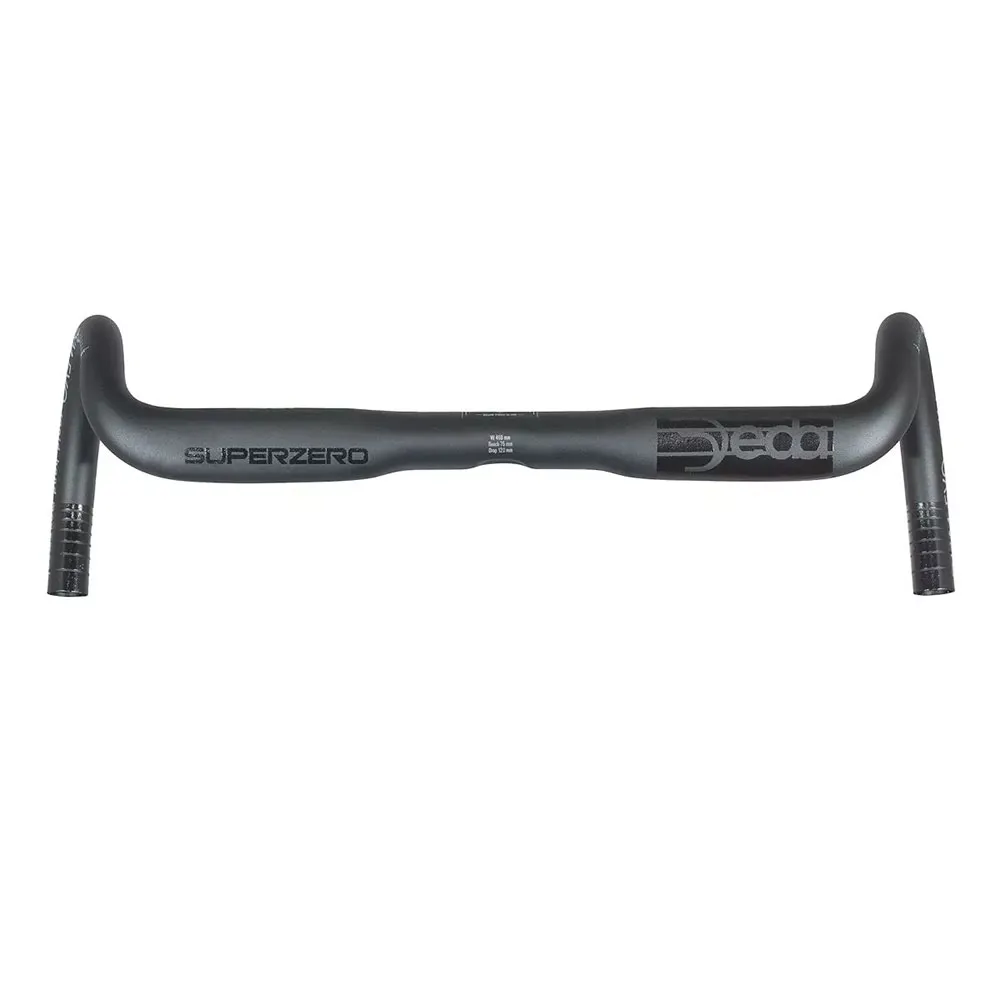 uPRISE Bikes Deda Superzero Gravel Alloy Handlebars - Polish On Black | Price match, 365 day returns, 18-Month Warranty, Finance Available & Free UK Delivery