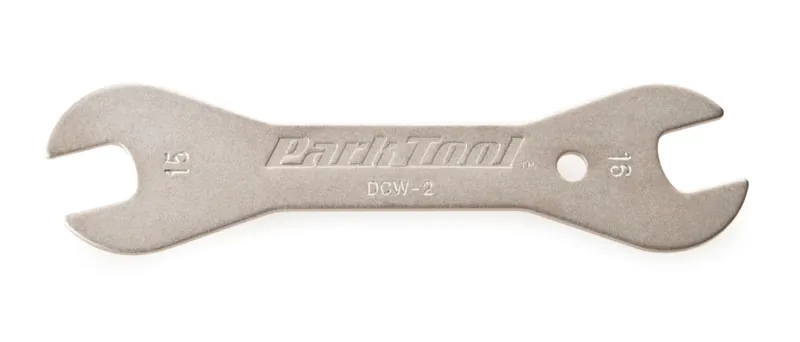 Park Tool DCW-2 Double-ended Cone Wrench: 15mm / 16 mm - 15mm / 16 mm