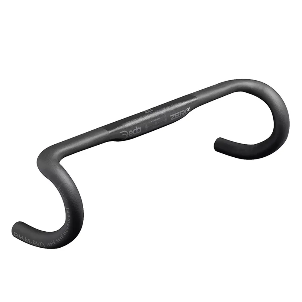 uPRISE Bikes Deda Zero 2 DCR Road Handlebars - Polish On Black | Price match, 365 day returns, 18-Month Warranty, Finance Available & Free UK Delivery