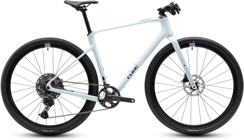 Cube Nulane C:62 SLX 2027 Flat Bar Gravel Bike - Glacier/Black
