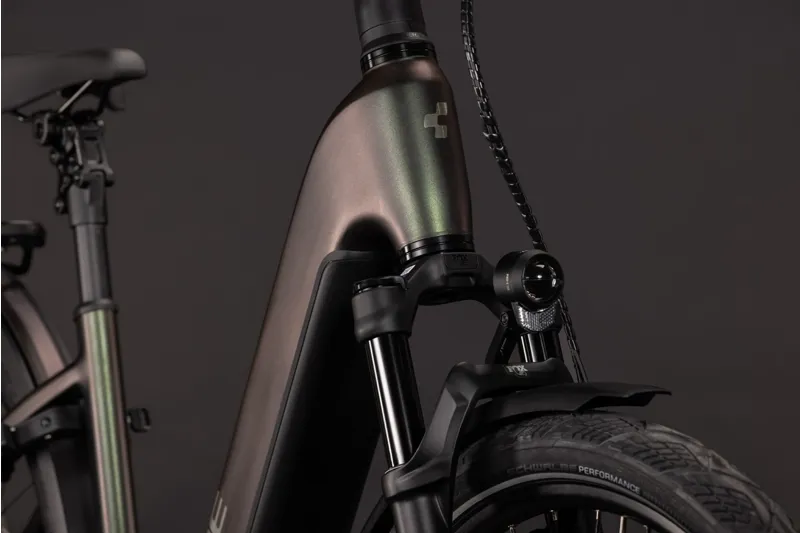 Cube Kathmandu Hybrid EXC 800wh Easy Entry 2027 Electric Hybrid Bike - Stellar/Chrome-5