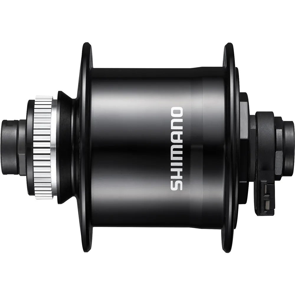 uPRISE Bikes Shimano DH-UR705-3D 6v 3w Centre-Lock Disc 12x100mm Dynamo Hub - Black | Price match, 365 day return s, 18-Month Warranty, Finance Available & Free UK Delivery