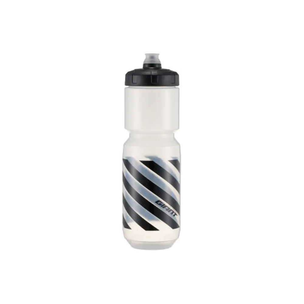 uPRISE Bikes Giant Doublespring Transparent Water Bottle - Clear/Black - 750ml | Price match, 365 day return s, 18-Month Warranty, Finance Available & Free UK Delivery