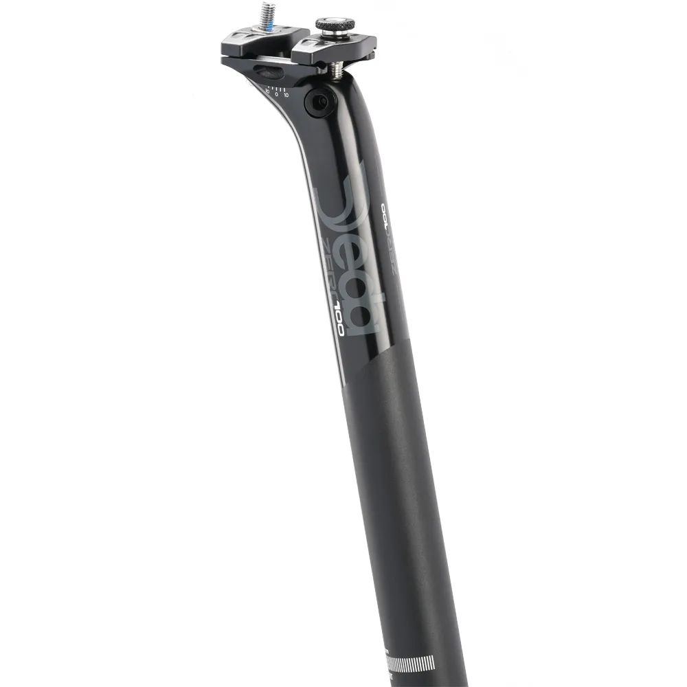 uPRISE Bikes Deda Zero100 Alloy Seatpost - Black On Black | Price match, 365 day returns, 18-Month Warranty, Finance Available & Free UK Delivery