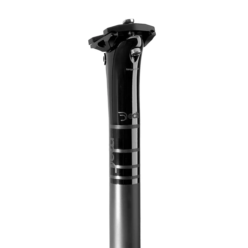 Deda RS 0mm Setback Carbon Seatpost - Polish On Black-1