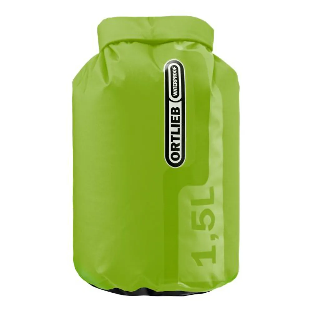 uPRISE Bikes Ortlieb Ultra Lightweight Drybag PS10 - 1.5 Litre - Green | Price match, 365 day return s, 18-Month Warranty, Finance Available & Free UK Delivery