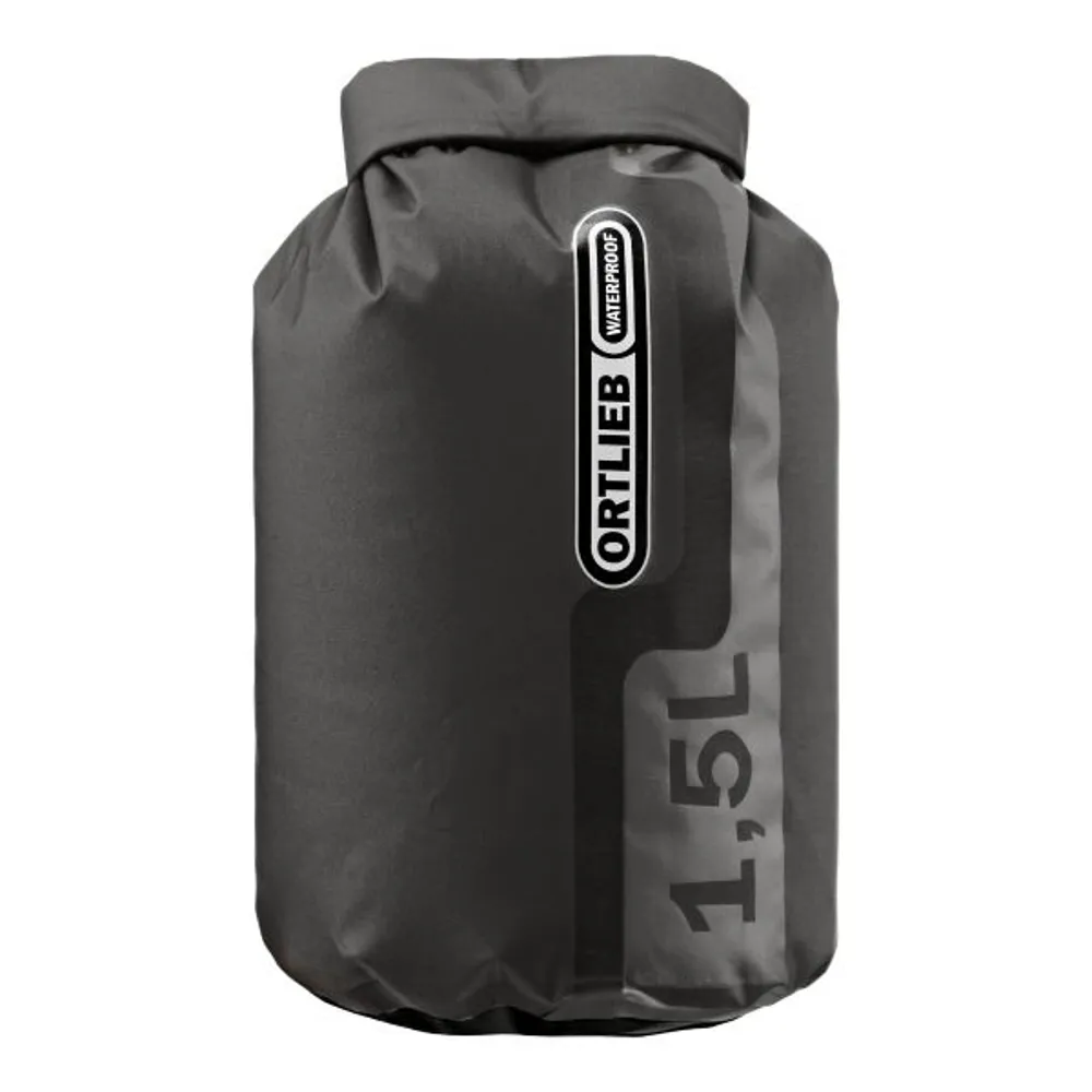 uPRISE Bikes Ortlieb Ultra Lightweight Drybag PS10 - 1.5 Litre - Black | Price match, 365 day return s, 18-Month Warranty, Finance Available & Free UK Delivery