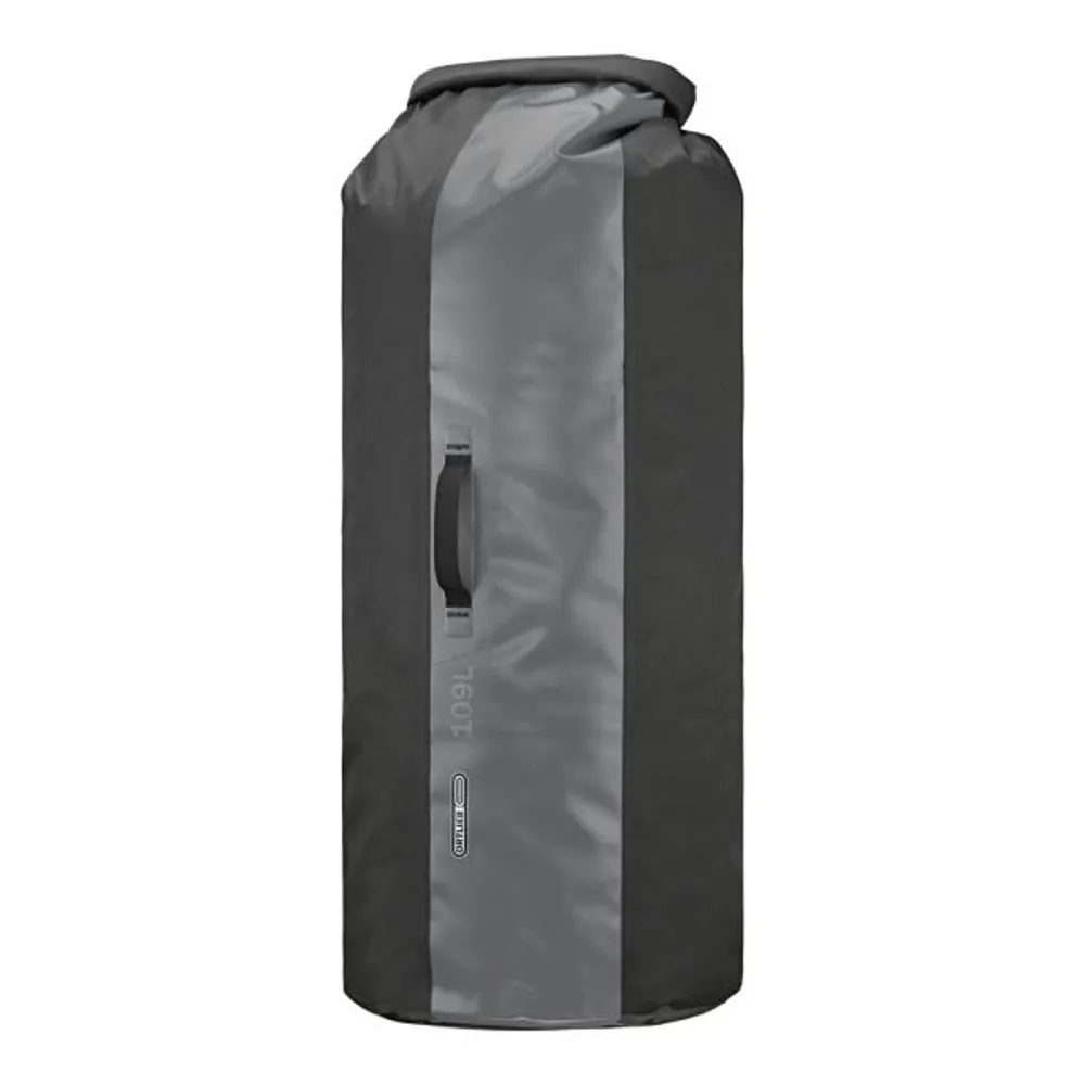uPRISE Bikes Ortlieb Heavyweight Drybag PS490 - 109 Litre - Black/Grey | Price match, 365 day return s, 18-Month Warranty, Finance Available & Free UK Delivery