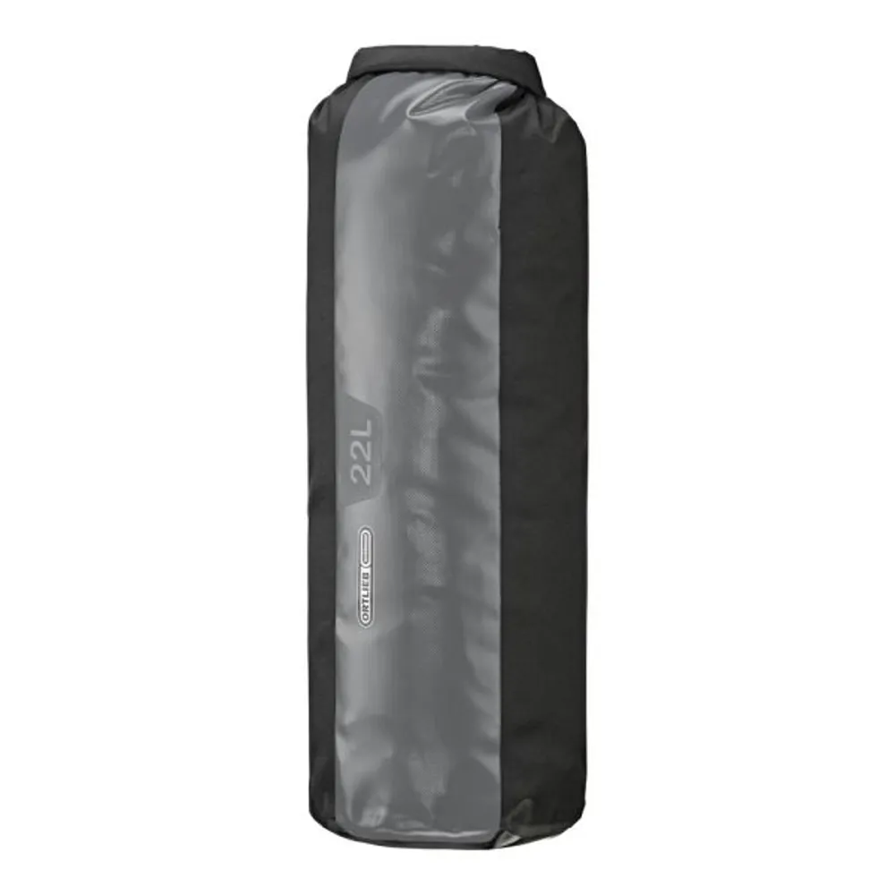 uPRISE Bikes Ortlieb Heavyweight Drybag PS490 - 22 Litre - Black/Grey | Price match, 365 day return s, 18-Month Warranty, Finance Available & Free UK Delivery