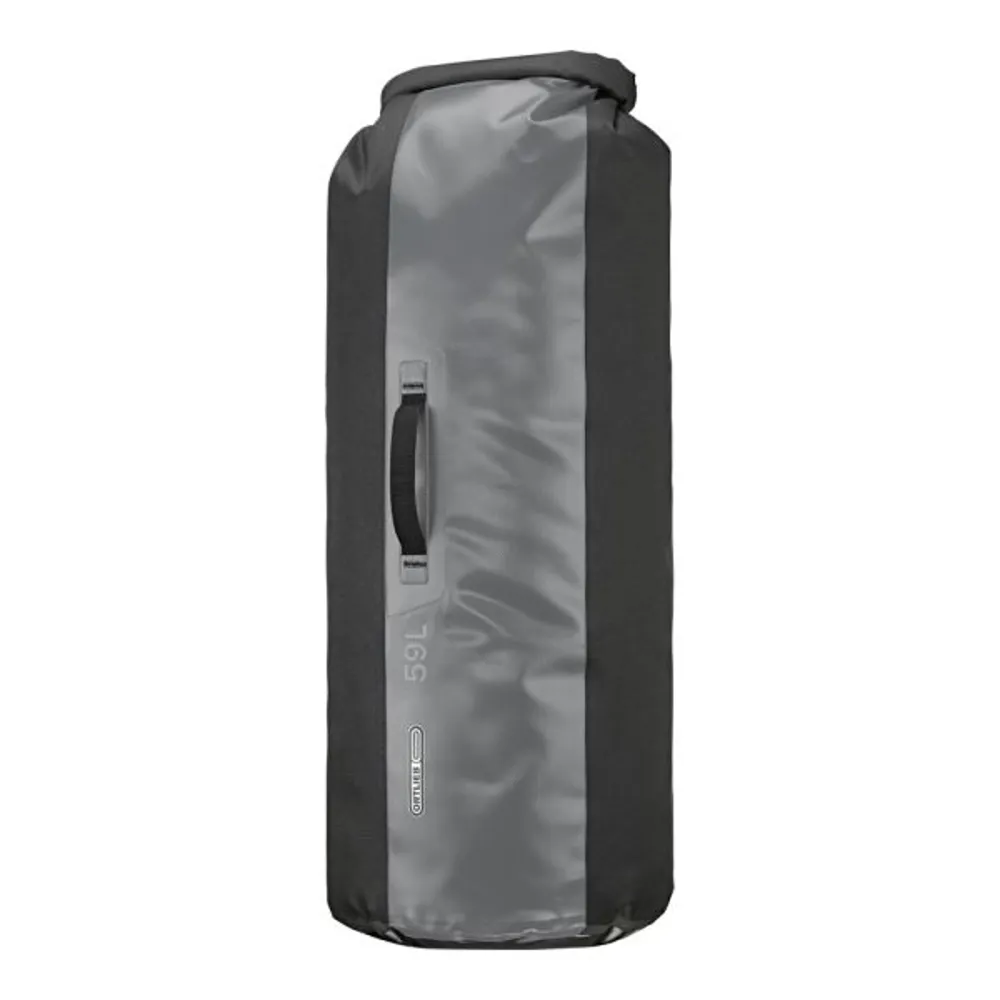 uPRISE Bikes Ortlieb Heavyweight Drybag PS490 - 59 Litre - Black/Grey | Price match, 365 day return s, 18-Month Warranty, Finance Available & Free UK Delivery