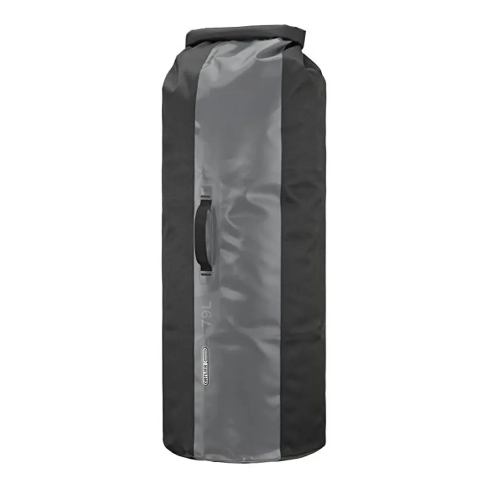 uPRISE Bikes Ortlieb Heavyweight Drybag PS490 - 79 Litre - Black/Grey | Price match, 365 day return s, 18-Month Warranty, Finance Available & Free UK Delivery