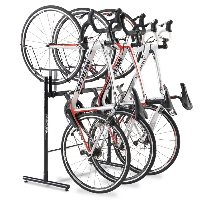 Minoura DS-4200 3 Bike Upright Stand-1