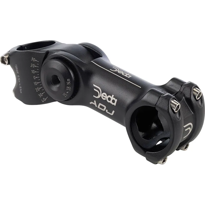 Deda ADJ Adjustable Alloy Stem - Black