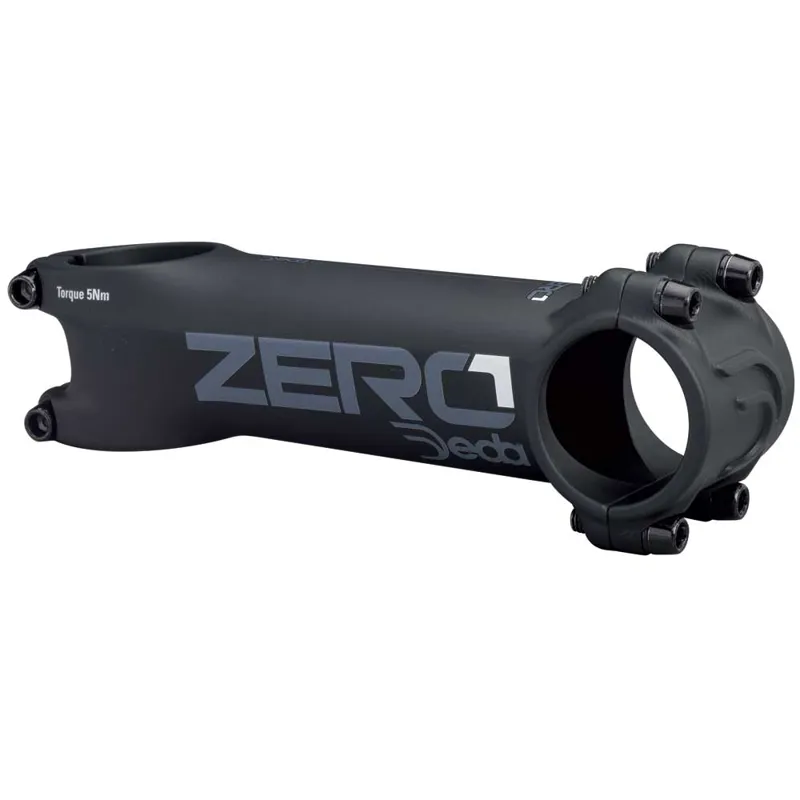 Deda Zero1 Alloy Stem - Black On Black
