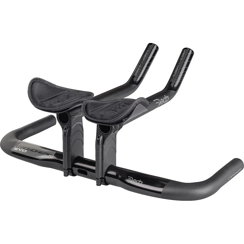 Deda Crononero EVO Tri Bars - 42cm - Polish On Black