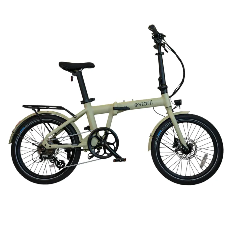 Estarli E20.7 7-Speed Gravel Pro 2026 Electric Folding Bike - Pistachio