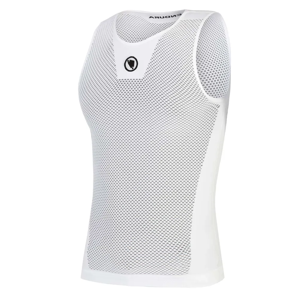 uPRISE Bikes Endura Fishnet Sleeveless Baselayer II - White | Price match, 365 day return s, 18-Month Warranty, Finance Available & Free UK Delivery