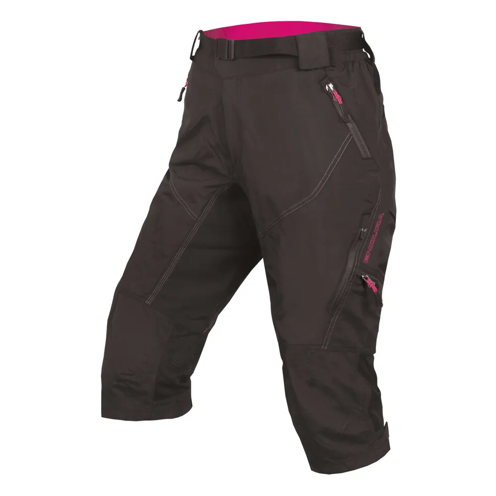 uPRISE Bikes Endura Hummvee II 3/4 Womens Shorts - Black | Price match, 365 day return s, 18-Month Warranty, Finance Available & Free UK Delivery