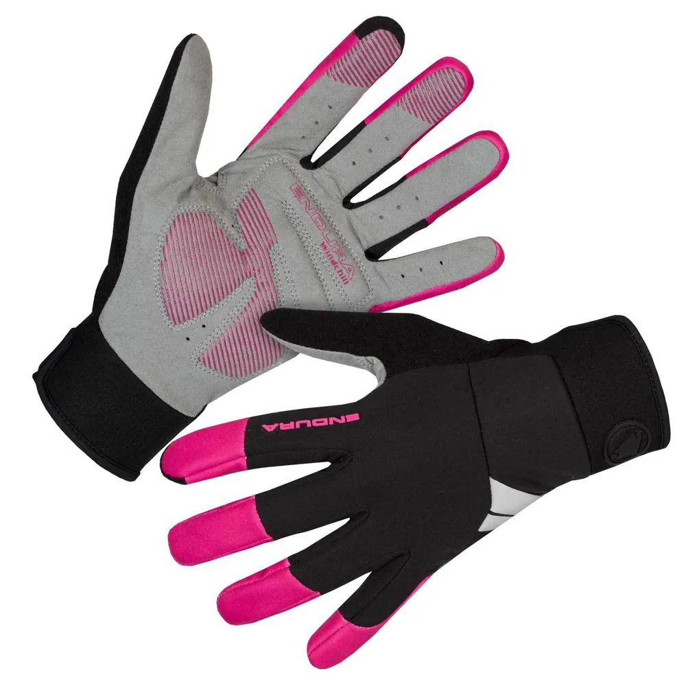 uPRISE Bikes Endura Windchill Women's Long Finger Gloves - Cerise | Price match, 365 day return s, 18-Month Warranty, Finance Available & Free UK Delivery