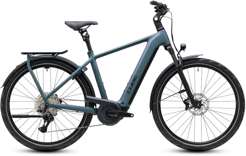 Cube Kathmandu Hybrid Pro 800wh 2027 Electric Hybrid Bike - Smaragdgrey/Black