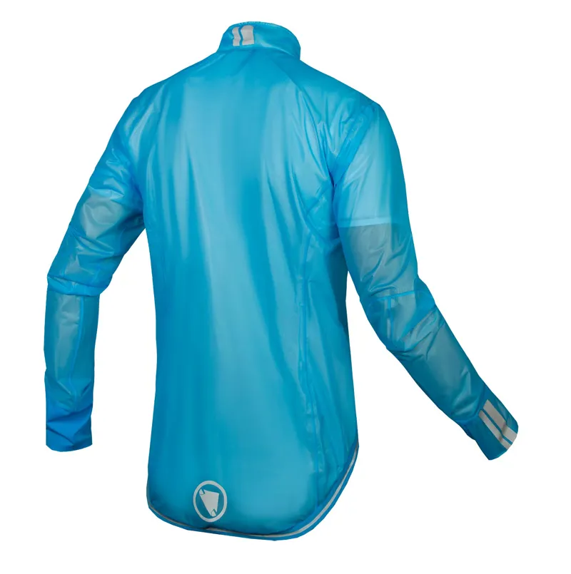 Endura FS260-Pro Adrenaline Waterproof Race Cape - Hi-Viz Blue-1