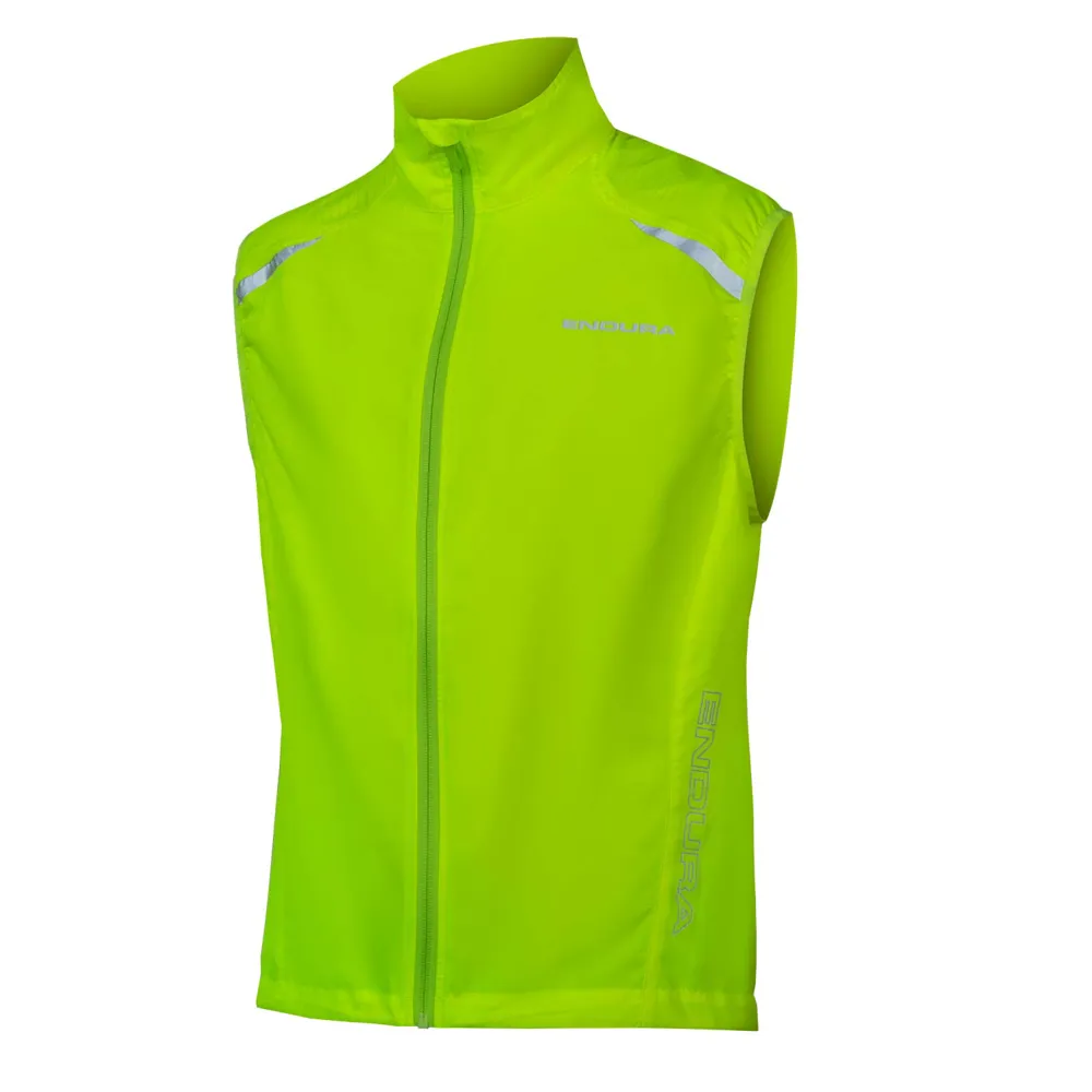 uPRISE Bikes Endura Hummvee Windproof Men's Gilet - Hi-Viz Yellow | Price match, 365 day return s, 18-Month Warranty, Finance Available & Free UK Delivery