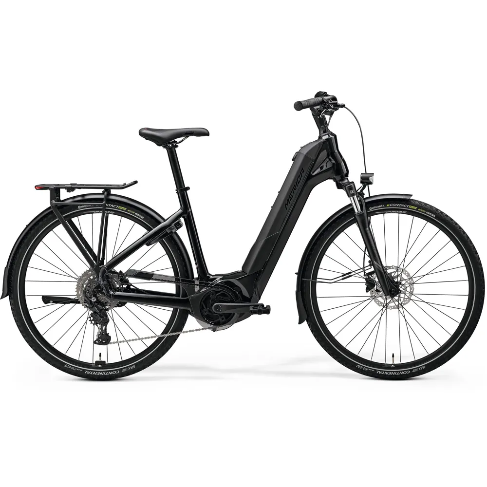 uPRISE Bikes Merida eFloat City 400 EQ 2026 Electric Hybrid Bike - Metallic Black | Price match, 365 day return s, 18-Month Warranty, Finance Available & Free UK Delivery