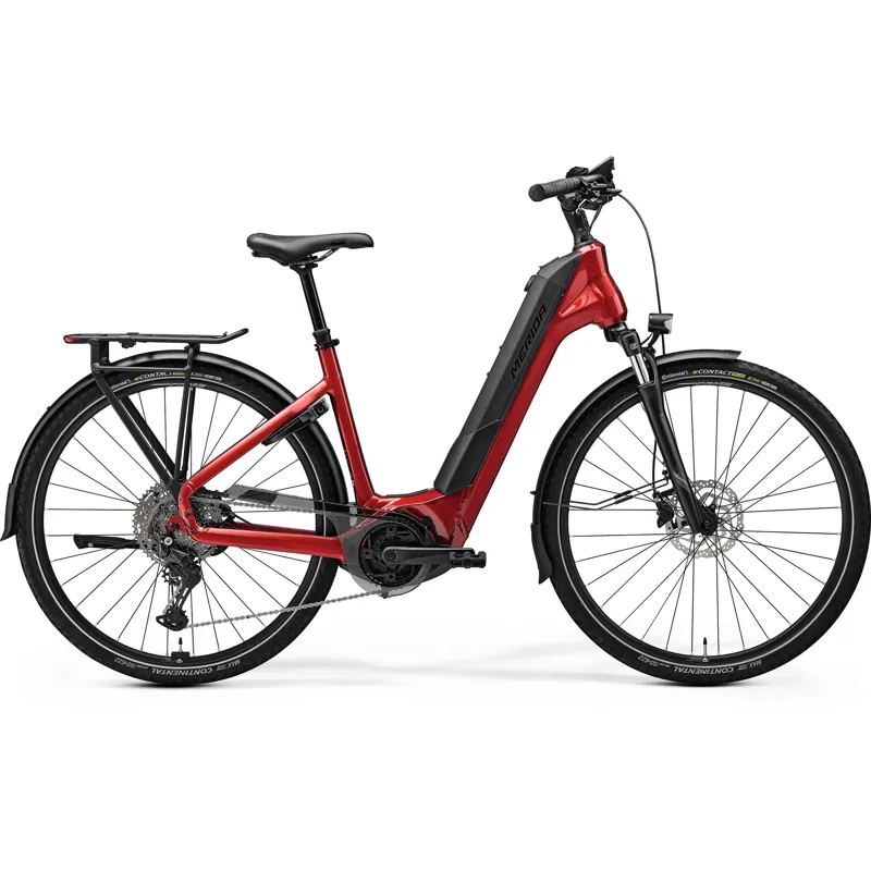 Merida eFloat City 600 EQ 2026 Electric Hybrid Bike - Dark Strawberry