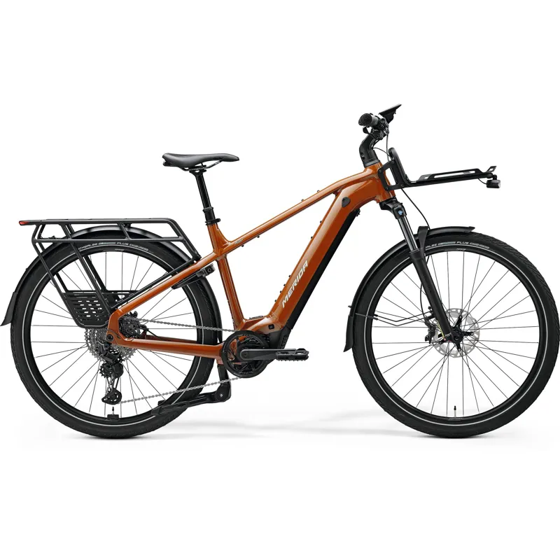 Merida eFloat HD 700 EQ 2026 Electric Hybrid Bike - Fall Leaf Brown