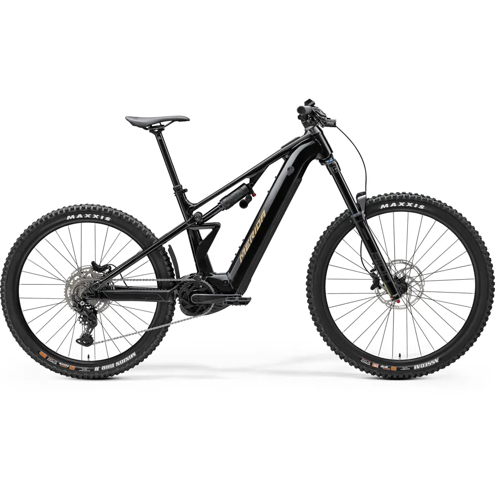 uPRISE Bikes Merida eOne-Eighty 400 2025 Electric Full Suspension MTB - Black | Price match, 365 day return s, 18-Month Warranty, Finance Available & Free UK Delivery