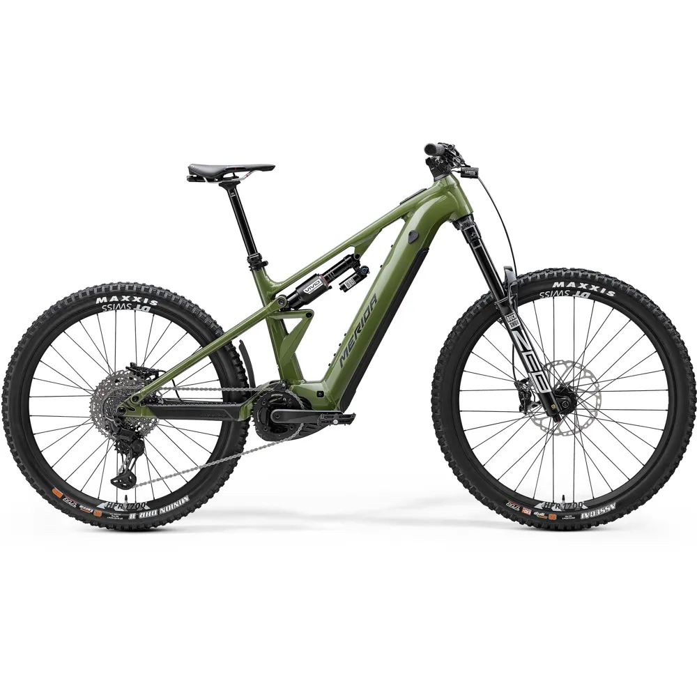 uPRISE Bikes Merida eOne-Eighty 900 2025 Electric Full Suspension MTB - Anaconda Green | Price match, 365 day return s, 18-Month Warranty, Finance Available & Free UK Delivery
