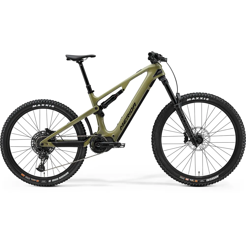 uPRISE Bikes Merida eOne-Sixty 6000 27.5/29er 2024 Carbon Electric MTB -Green/Black | Price match, 365 day return s, 18-Month Warranty, Finance Available & Free UK Delivery