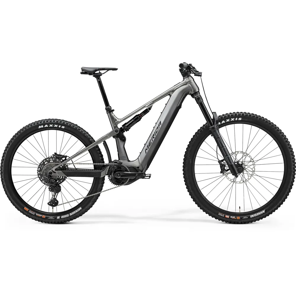 uPRISE Bikes Merida eOne-Sixty 675 2025 Electric Full Suspension MTB - Grey/Black | Price match, 365 day return s, 18-Month Warranty, Finance Available & Free UK Delivery