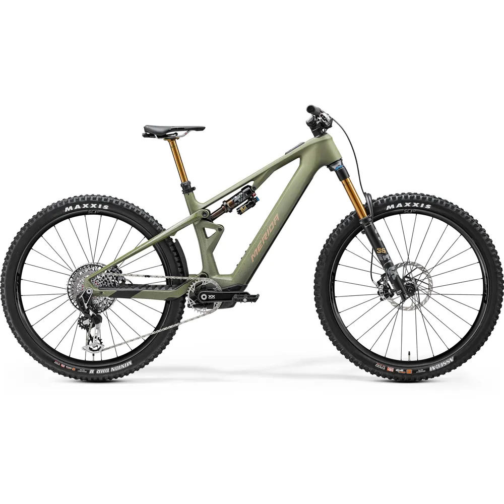 uPRISE Bikes Merida eOne-Sixty SL 10K 2025 Electric Full Suspension MTB - Anaconda Green | Price match, 365 day return s, 18-Month Warranty, Finance Available & Free UK Delivery