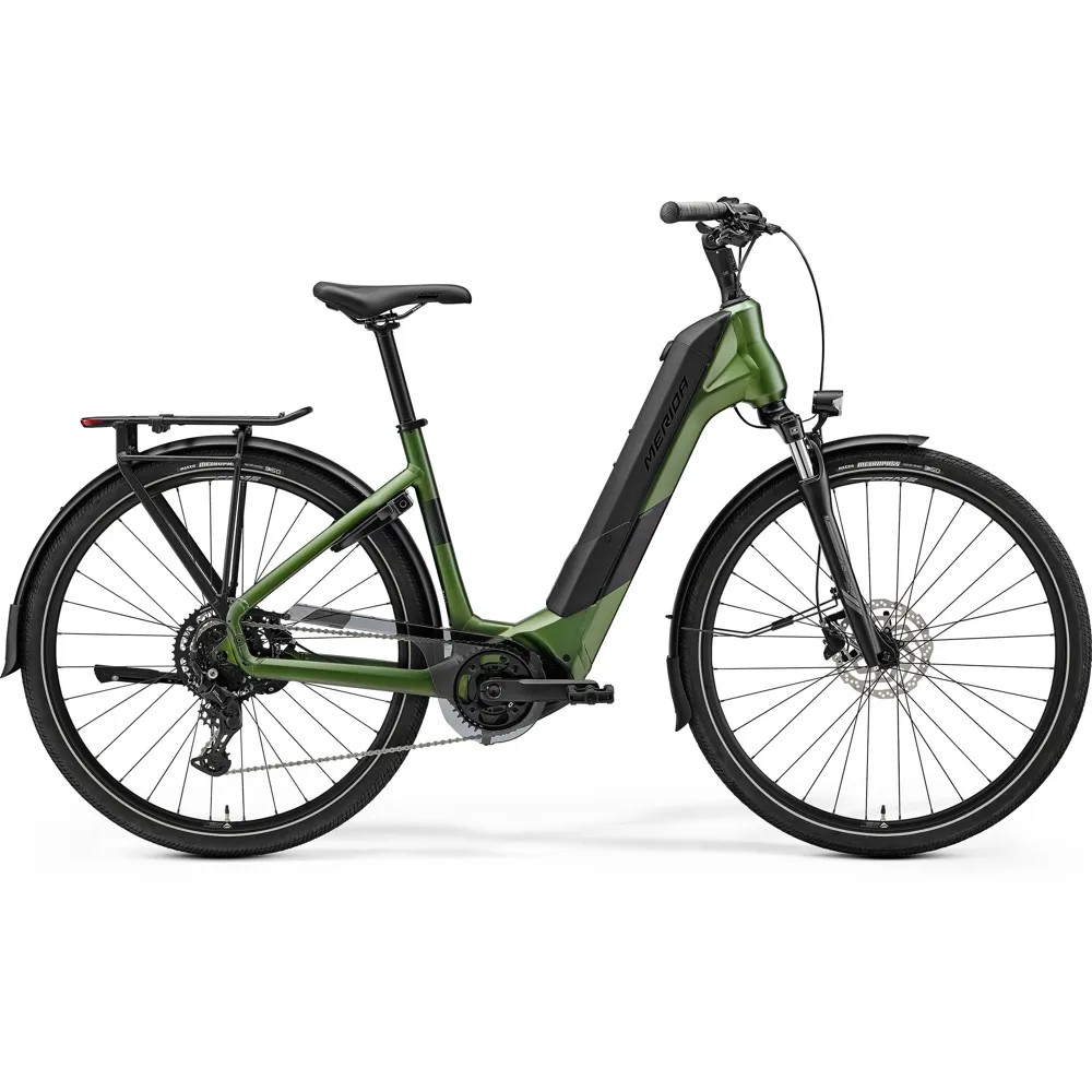 uPRISE Bikes Merida eSpresso City 400 EQ 2026 Electric Hybrid Bike - Fog Green | Price match, 365 day return s, 18-Month Warranty, Finance Available & Free UK Delivery